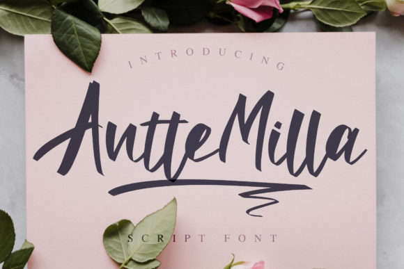 Antte Milla: Evaluating the Fit of a Brushed Script for Modern Design Projects