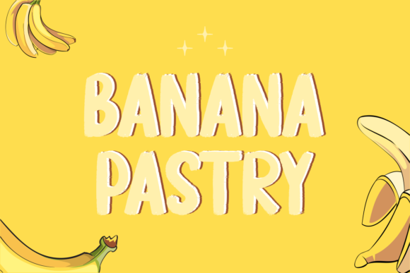 Banana Pastry: The Playful Display Font Elevating Modern Design Projects