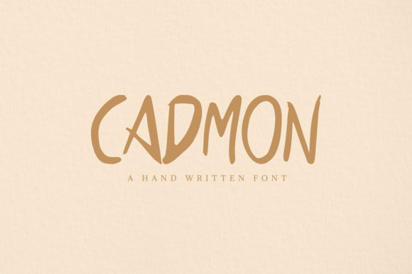 Cadmon: Elevating Design with Relaxed, Brushed Handwritten Typography