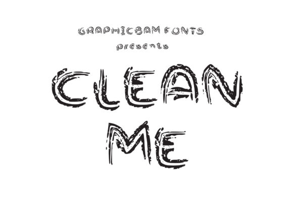 Clean Me: A Playful Brushed Display Font