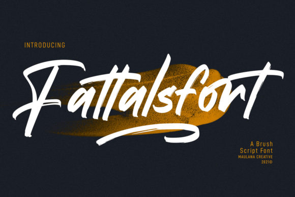 Fattalsfort: The Paint-Brushed Handwritten Font