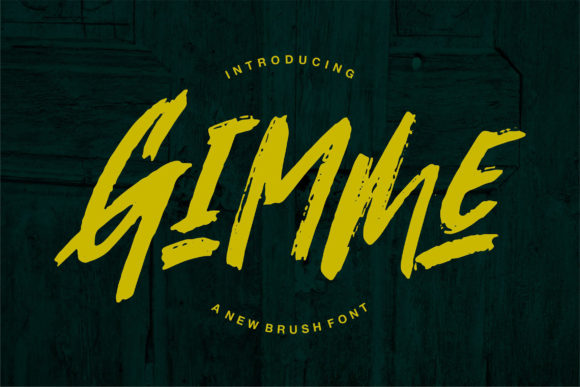 Gimmi: Elevating Urban Design with Brushed Display Typography