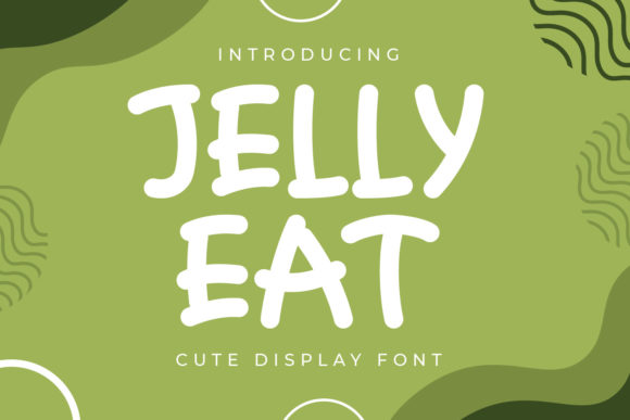 Jelly Eat: A Versatile Paint Brushed Display Font