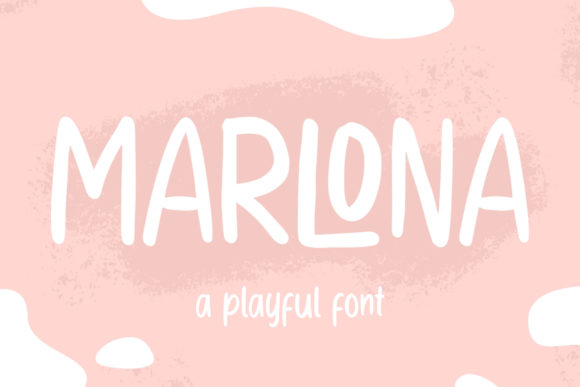 Marlona: The Paint-Brushed Display Font