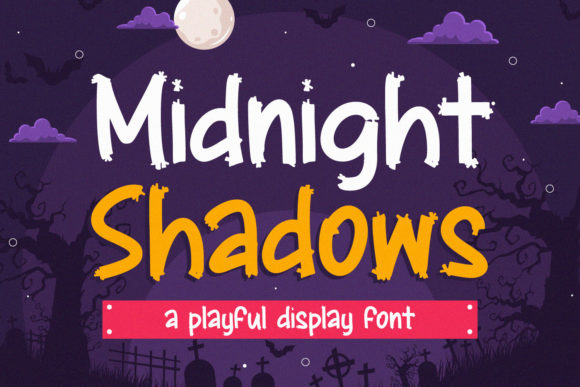 Midnight Shadows: A Bold Display Font