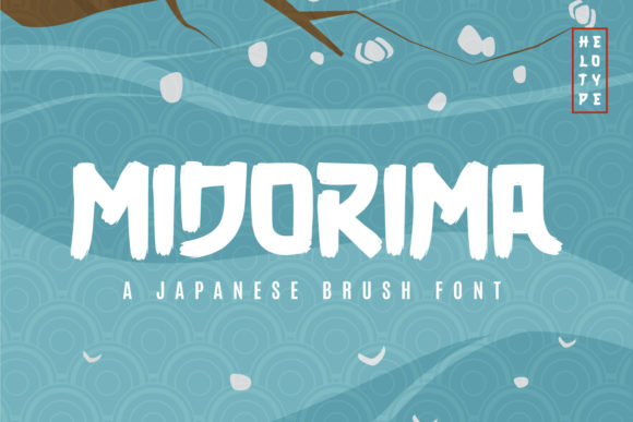 Midorima: The Brushed Japanese Display Font