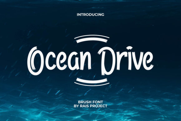 Ocean Drive: Strategic Typography for Brand Elevation and Creative Impact
