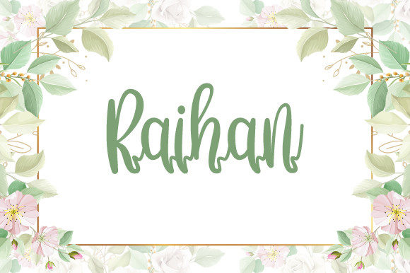 Raihan Font: Evaluating a Neat Handwritten Style for Modern Design Projects