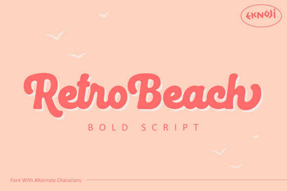 Retro Beach: Evaluating a Chic Handwritten Font for Design Projects
