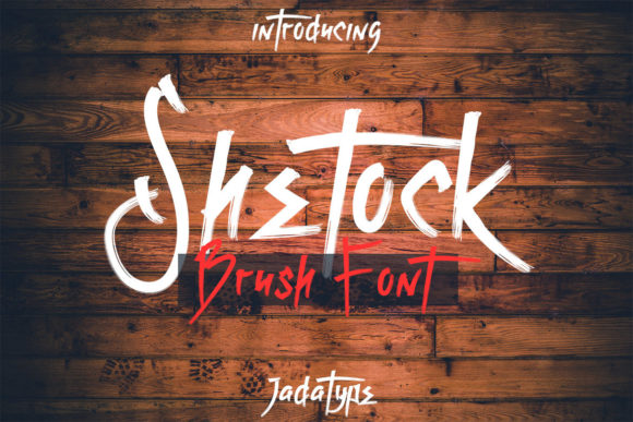 Shetock Font: Evaluating the Visual Impact of Brushed Typography in Modern Design