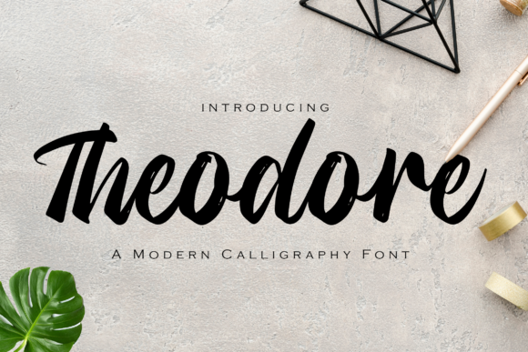 Theodore: A Sweet Cursive Font