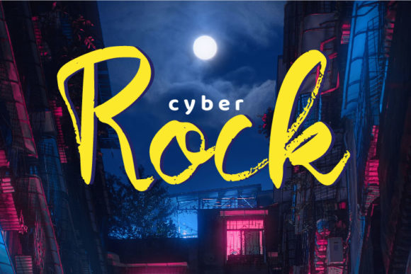 Unlocking the Magic of Cyber Rock: A Brushed Script for Modern Design