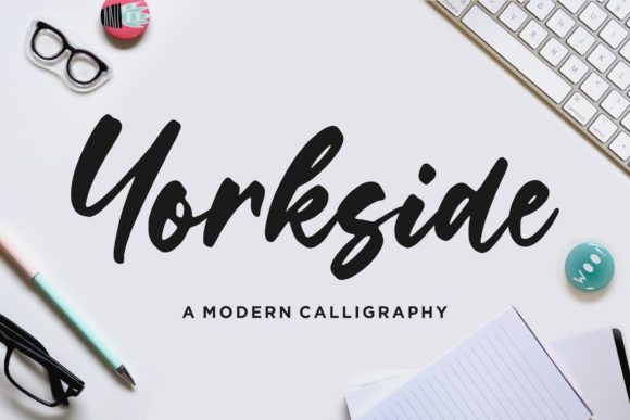 Yorkside: Elevating Design with a Paint-Brushed Handwritten Aesthetic
