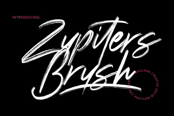 Zupiters Brush: Elevating Your Designs with Elegant Hand-Lettered Typography